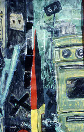 Alex in my chair B with Ian