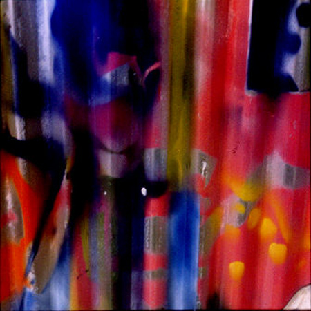 Abstract metal square